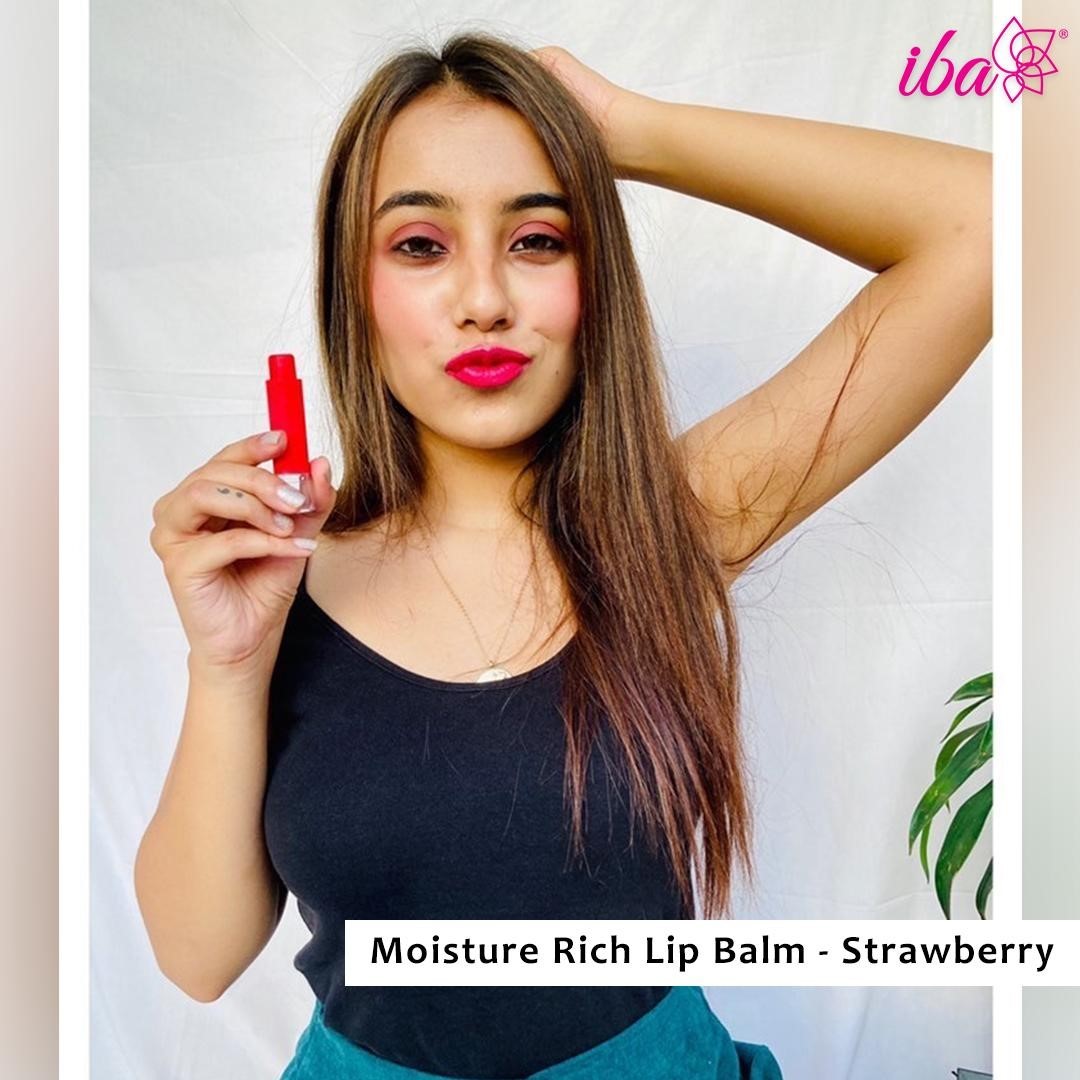 Iba - Always carry a lip balm in your purse for instant moisture 💗👄

Moisture Rich Lip Balm - Strawberry - Rs. 150

#lipbalmaddict #lipbalmcollection #moisturesurge #ibacosmetics #veganskincareproduct...
