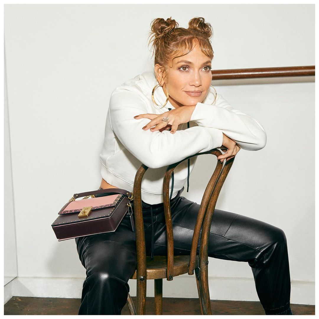 Coach - Stopping to enjoy Sunday (and our #CoachxJLo Hutton). #CoachNY

Photographed: @haozeng_com
Styled by: @robzangardi & @marielhaenn
Hair by: @chrisappleton1
Makeup by: @scottbarnescosmetics