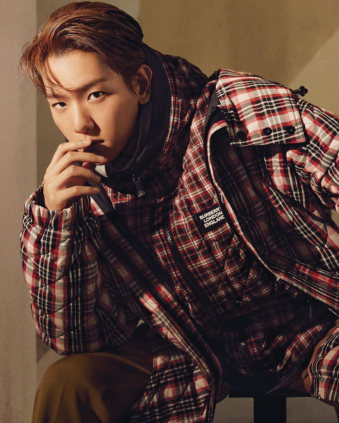 Burberry - #Burberry brand ambassador @Baekhyunee_exo captured in #BurberryAutumnWinter20 for @HarpersBazaarKorea. Photographed by @Mokjungwook and styled by @KimSeajun