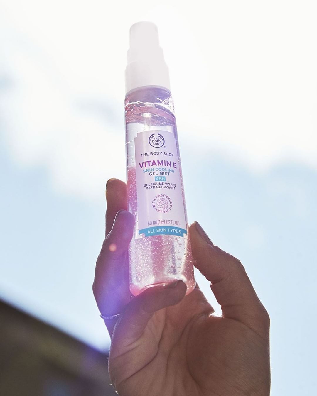 The Body Shop India - Choose a refreshing spritz on-the-go with our NEW Vitamin E Skin Cooling Gel Mist! It's super light gel-to-mist texture is enriched with Raspberry extract (rich in Vitamin C!) pr...