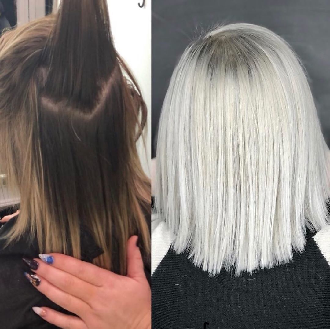 Schwarzkopf Professional - When clients say they "didn't think it was possible"... #hairdressermagic
*Formula* 👉 @geribeth23 lifted with #BLONDME Bond Enforcing Premium 9+, before creating #shadowroot...