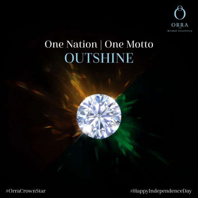 ORRA Jewellery - At the stroke of the midnight hour, as the world sleeps, we will rise to commemorate 73 illustrious years of our freedom. These 73 faceted dazzling diamonds from ORRA is an homage to...