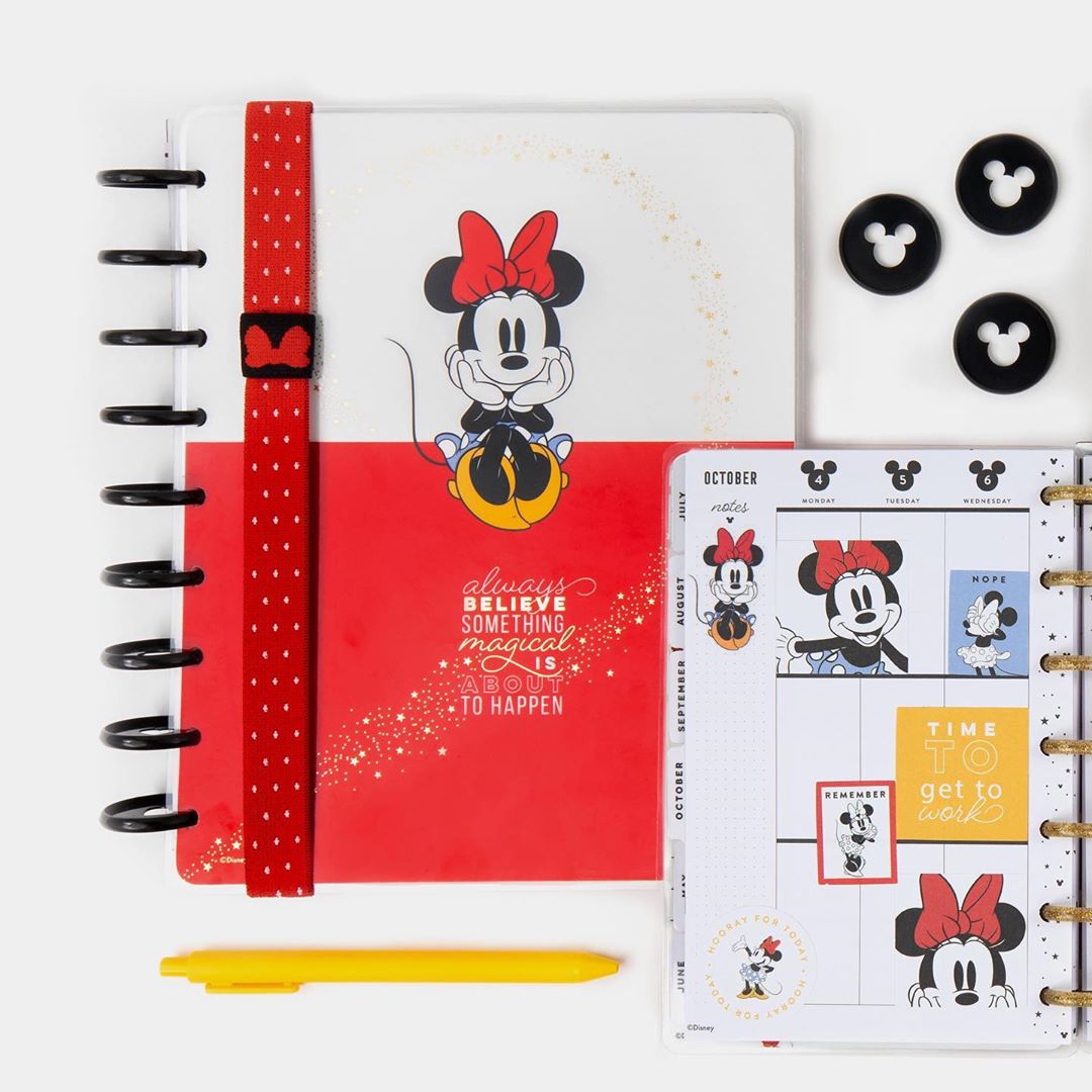 Minnie Style - Kick off 2021 in #MinnieStyle with @the_happy_planner 🙌 Keep track of your daily lists, appointments, & to-dos with Minnie by your side and head to our link in bio to shop!