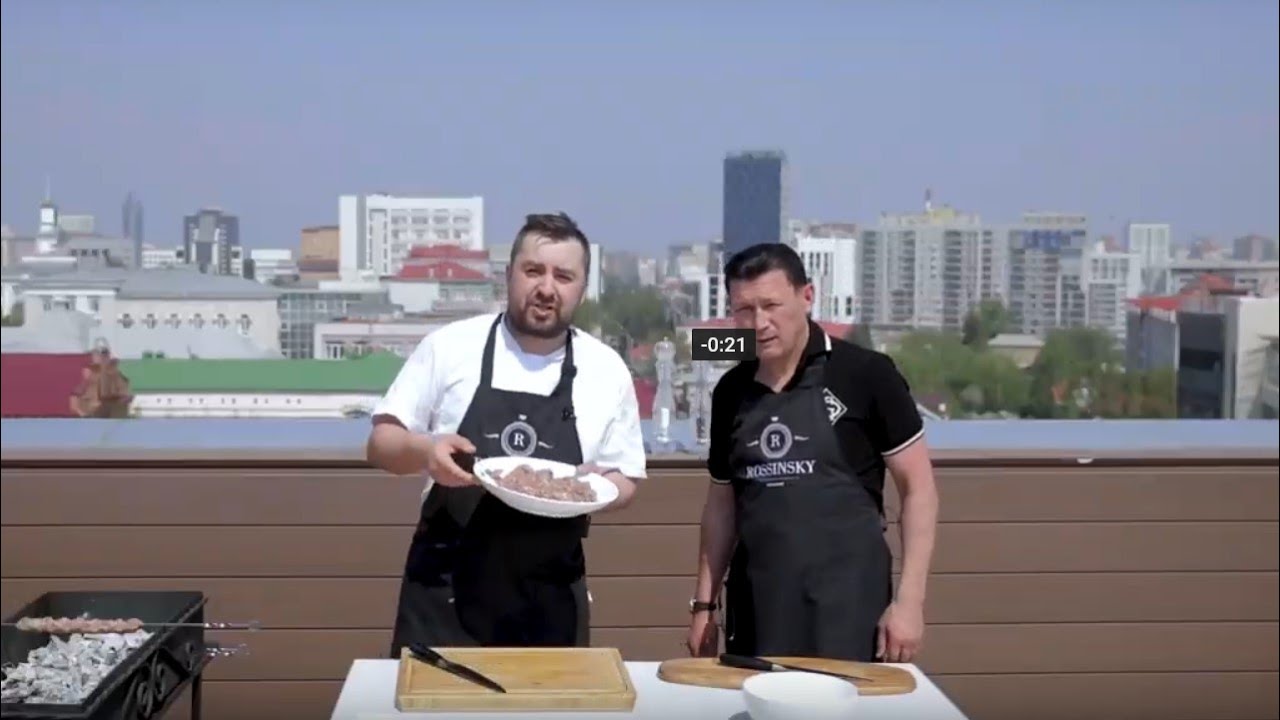 Три вида шашлыков. Рецепт Rossinsky