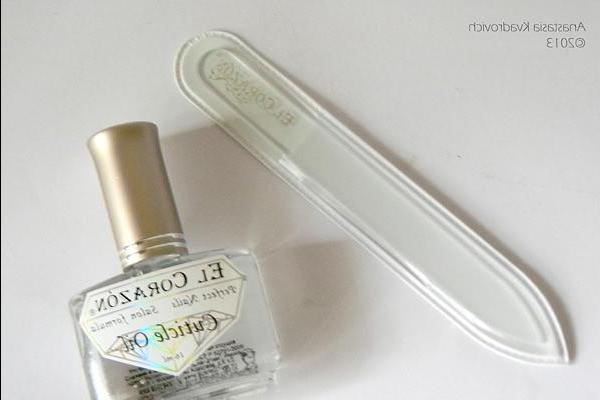 El Corazon: 405 Perfect Nails Cuticle Oil and the crystal nail file 115mm - review