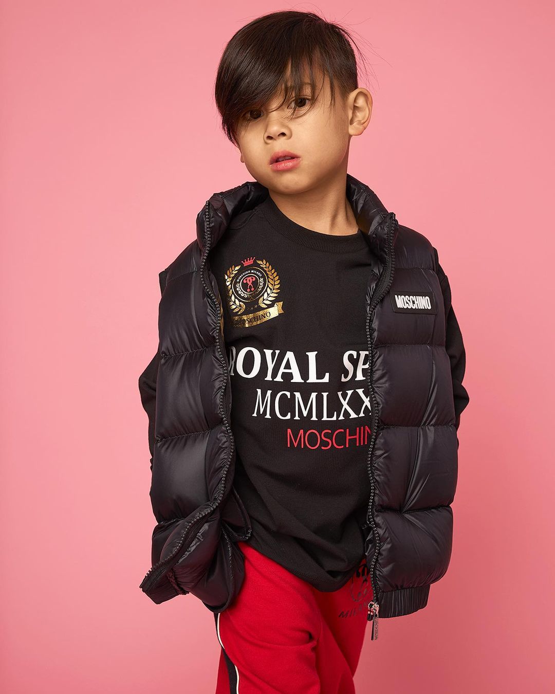 Moschino - Moschino Kids Model: Cruz @brookelpace #moschino @itsjeremyscott photo @marcus_mam #moschinobabykidteen