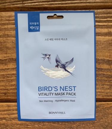 Тканевая маска для лица Bonnyhill BIRD'S NEST Освежающая