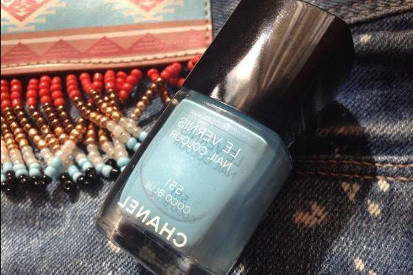 Chanel Le Vernis Nail Colour Coco Blue # 551 ou o meu velho sonho - resenha