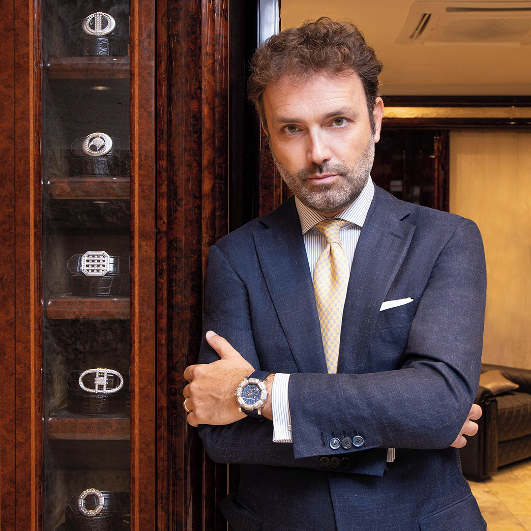 Stefano Ricci - Mr Niccolò Ricci is wearing the Octagon Chronograph “Diamond Lux” Limited Edition.⁣
.⁣
#SRWatches #SROctagon #SRWorld