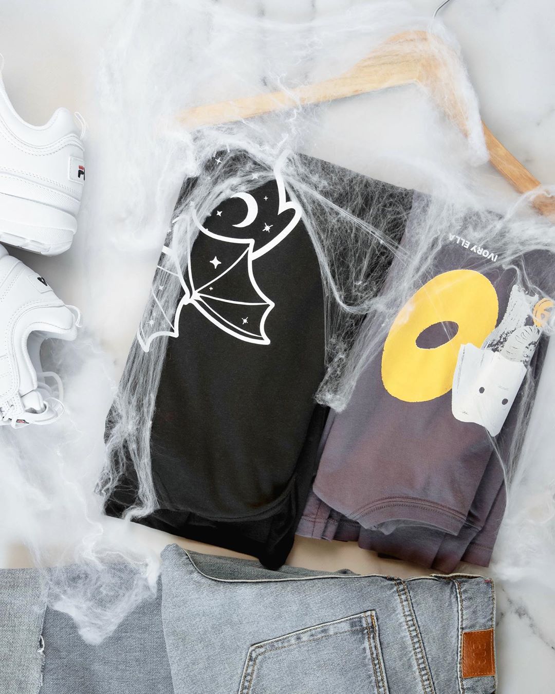 Ivory Ella - Trick or Treat yo'self this spooky season with our festive Halloween Tees! 👻 Spider webs not included 🕸️ 🕷️ #WrittenInTheStars #Fall2020