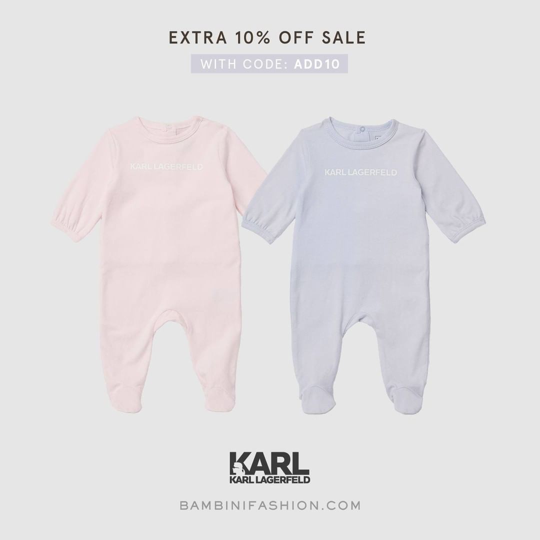 BAMBINIFASHION.COM - #karllagerfeld - because even babies have their own signature style! 
It's time to use your discount voucher!