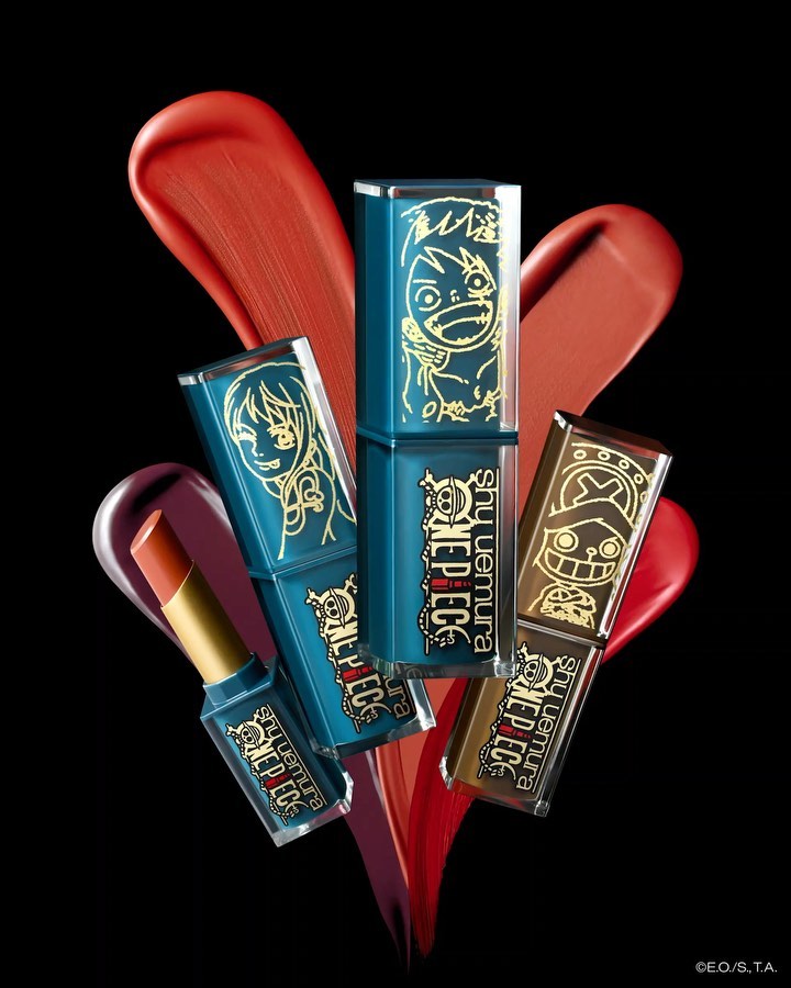 shu uemura - amplify your discoveries and amplify your lip look with rouge unlimited amplified from the limited edition shu uemura ONE PIECE makeup collection. #shuuemura #shuuemuraartist #shuartistry...