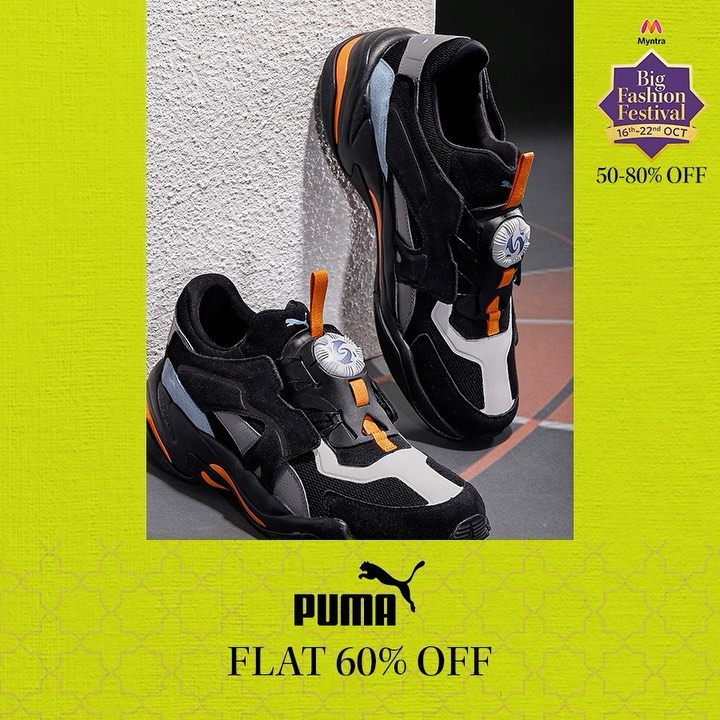 MYNTRA - Festive deals you just cannot miss!
Puma at Flat 60% Off, Vero Mora at Flat 70% Off & more at the Big Fashion Festival!
Hop on to the @Myntra app & get your wishlist ready
Myntra’s "Big Fashi...