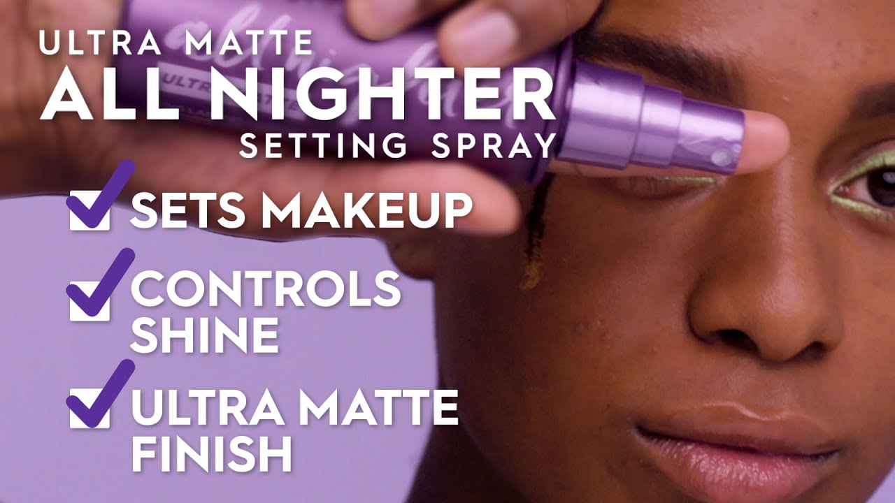 Get The Ultimate Matte Finish | All Nighter Ultra Matte All Nighter Setting Spray | Urban Decay