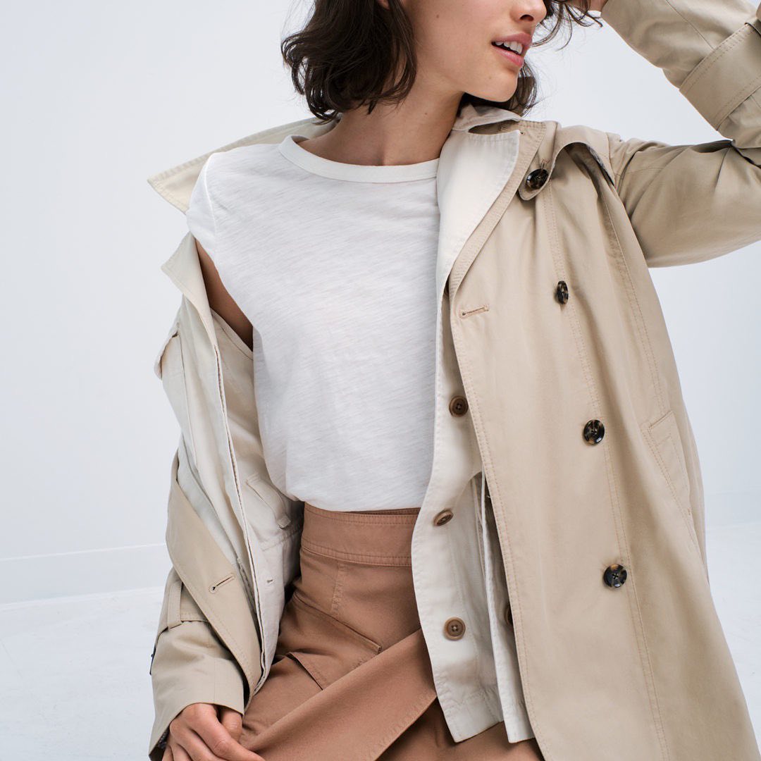 Banana Republic - Our signature and timeless trench - the perfect final layer.