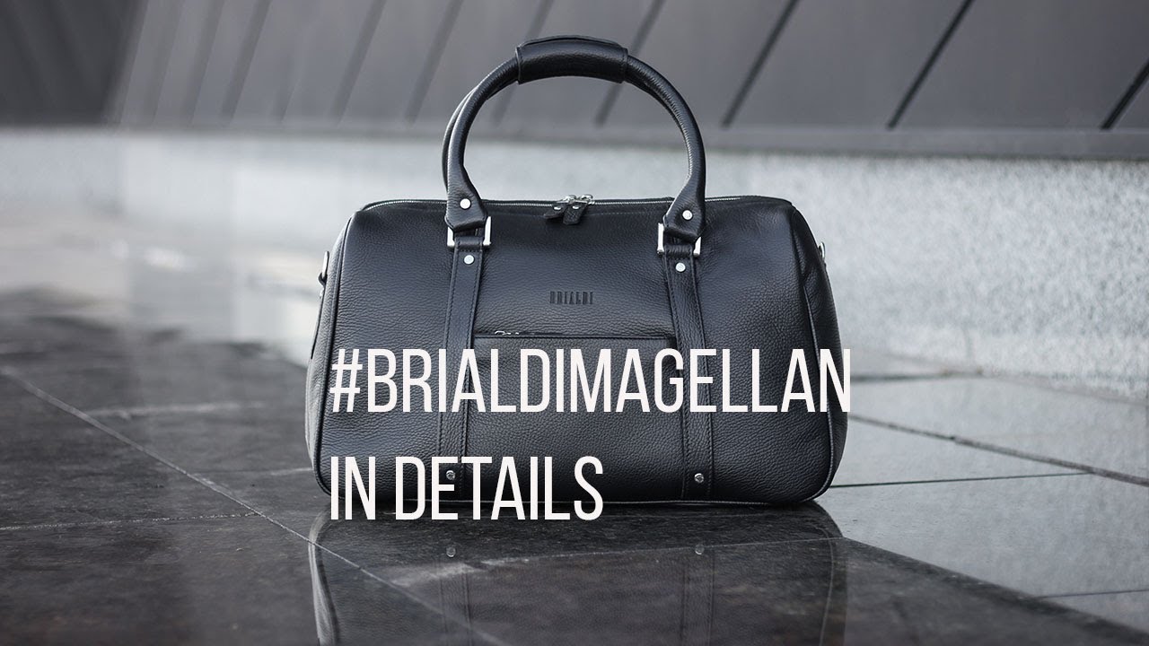 #Дорожно #спортивная #сумка из #кожи #BRIALDI #Magellan от #производителя