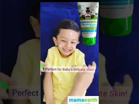 Best moisturizing face cream for baby's sensitive skin |#Mamaearth India #Kids #facecream