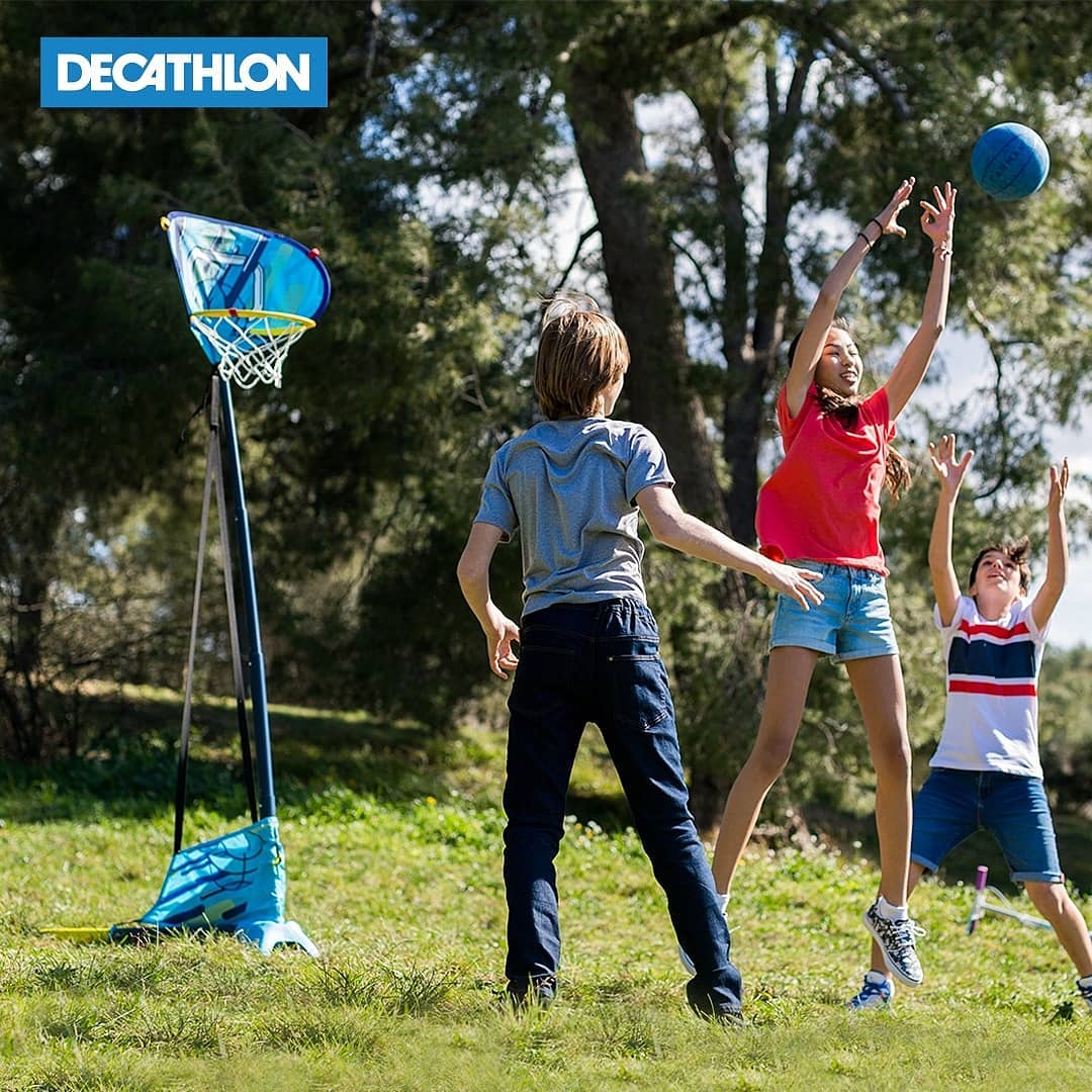 Decathlon Sports India - If Hoops sound very similar to Hopes to you then you're not wrong. Set them high and reach up to it and go higher in your game with every try. The hoop 500 is a true revolutio...