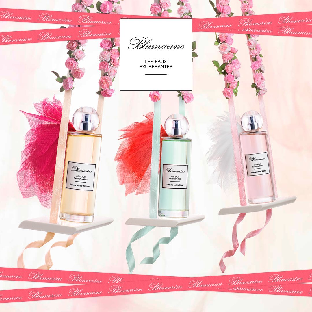 Blumarine - The first date, the first kiss, the wedding day: romantic, sophisticated or dreamy? Could a 
fragrance express an attitude? Discover Les Eaux Exubérantes, the new Eau de Toilette 
collecti...