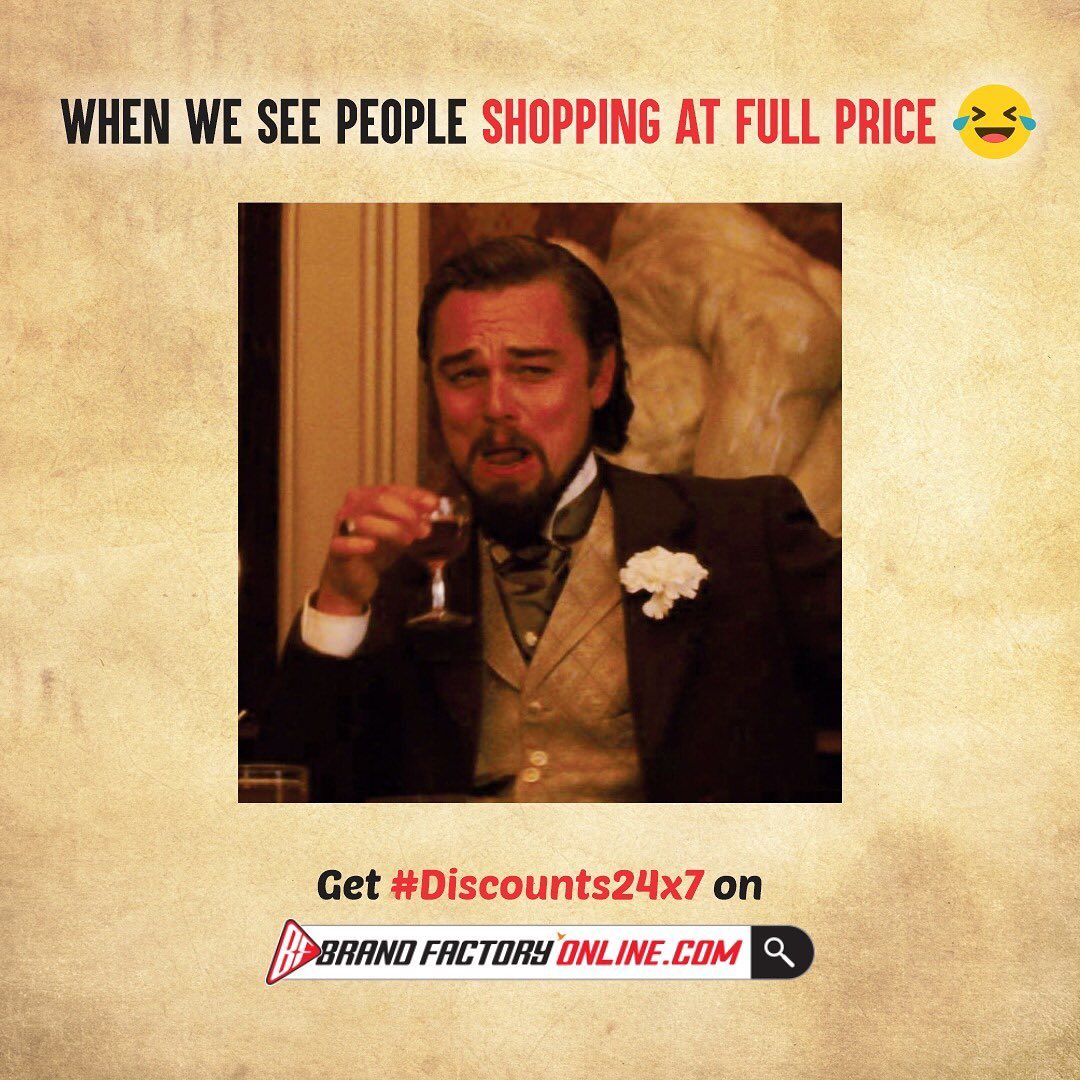 Brand Factory Online - MOOD 😂😂
 
But seriously, have you been shopping at full price?😜
.
.
.
Log on to brandfactoryonline.com to find trendy apparels and the best deals!🤩🤩
.
.
.
#fashion #discounts #d...