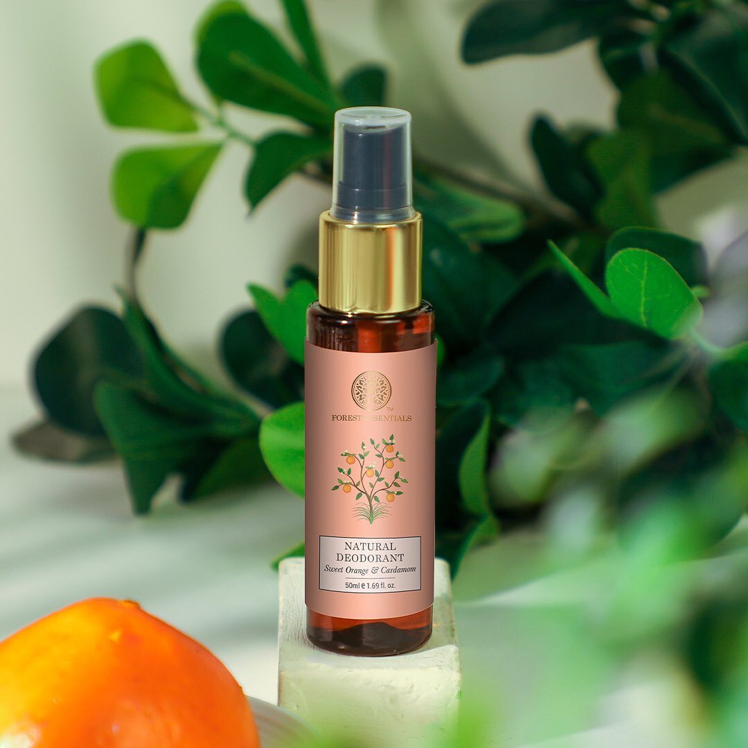 forestessentials - An air-like mist with citrusy, sweet & spicy notes of Sweet #Orange & #Cardamom, blended with the prowess of moisturizing Aloe Vera, brightening Anantmool & Kasturi Manjal and purif...