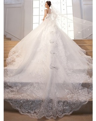 Tidebuy.com - Cathedral Train Beading Sequins Bowknot Wedding Dress⁣
Item:11423756⁣
http://urlend.com/muUFraB