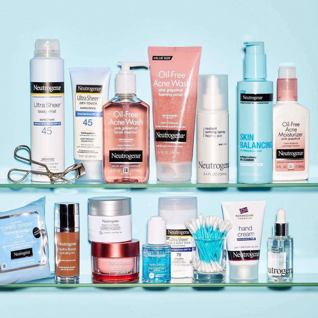 Neutrogena - Some of our OG products making brand new friends. Can you name all the newbies? #NeutrogenaShelfie