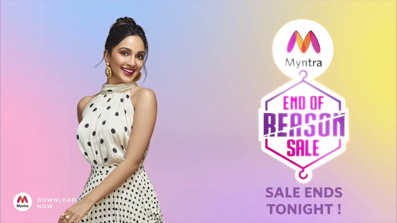 Myntra End of Reason Sale Ends Tonight! Dont miss out on the Biggest Deals! Shop Now!