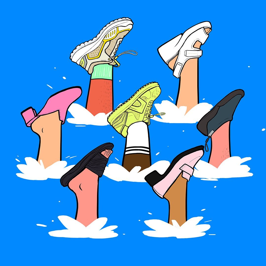 Camper - Something for everyone. #ss2020 #campershoes
Illustration: @kamidamikim