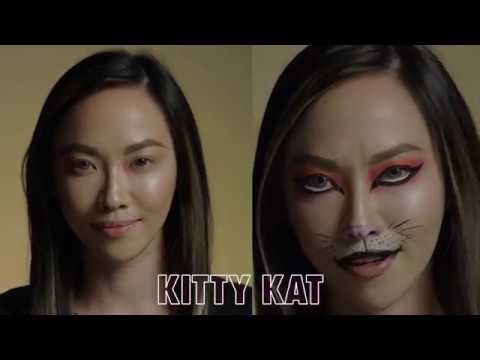 Easy Halloween Makeup look – KITTY KAT |tutorial| #wonderlandafterdark @NOFANNOFUN