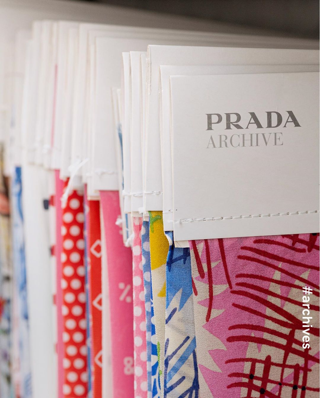 Prada - Our #PradaArchives store more than 27,000 original textiles. Prints are an iconic element for #Prada: here, our creativity is preserved to become an endless reference for present and future co...