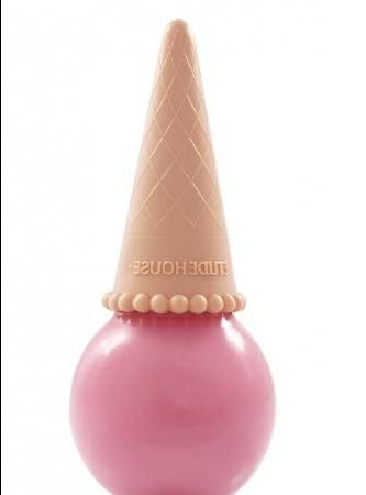 Nail Polish Ice Cream Nail Polish from Etude House in shade PK001 – Refreshing strawberry - review