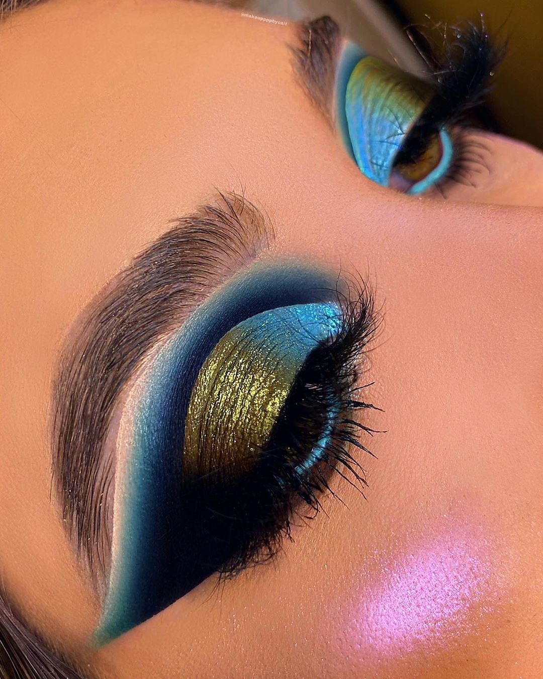 NYX Professional Makeup - @makeuppppbycait slays this bold cut crease using our new EPIC WEAR LINER STICKS in 'Intense Teal' 🔹✨ • #nyxcosmetics #nyxprofessionalmakeup #crueltyfreebeauty