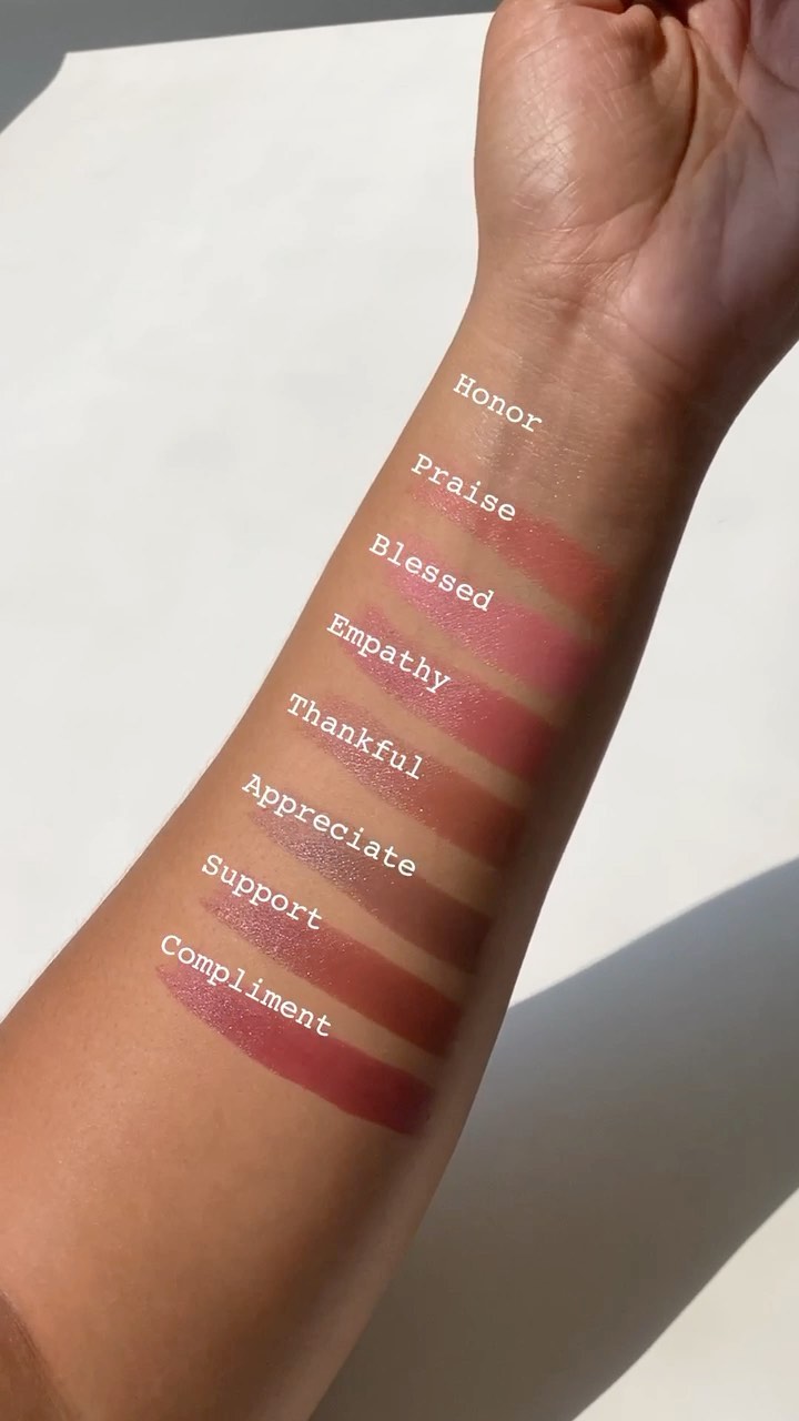 Rare Beauty by Selena Gomez - Can we simply appreciate the way With Gratitude Dewy Lip Balm glides onto the skin?! Dry lips no more 🙅‍♀️

Available only @sephora, #SephoraInJCP, and RareBeauty.com #Se...