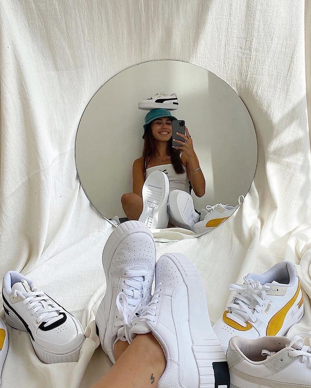 PUMA - Monday? Cali Sport. Tuesday? Cali Wedge. Wednesday? You know where I’m going with this. 
📷: @ariadnatb 
👟: Cali Collection