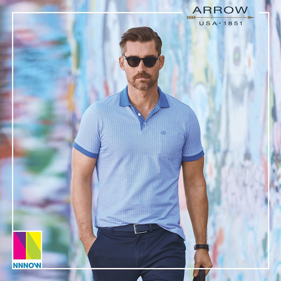 NNNOW - The only Monday blues we are ok with.😍
Cruise through the day with ease in @arrow_1851.

To shop, click on the link in the story.

#arrow #arrowshirts #poloshirts #polo #menswear #mensfashion...