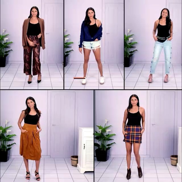 MYNTRA - The right pairing or the on-point styling, here are 5 ways to slay a black bodysuit. Watch & learn! 
Look up product codes: 11774722 / 7120523/ 11725782 / 11415434 / 11579848 
And, for more s...