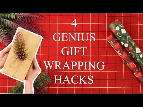 4 gift wrapping hacks丨quick and easy丨NEWCHIC Tutorial