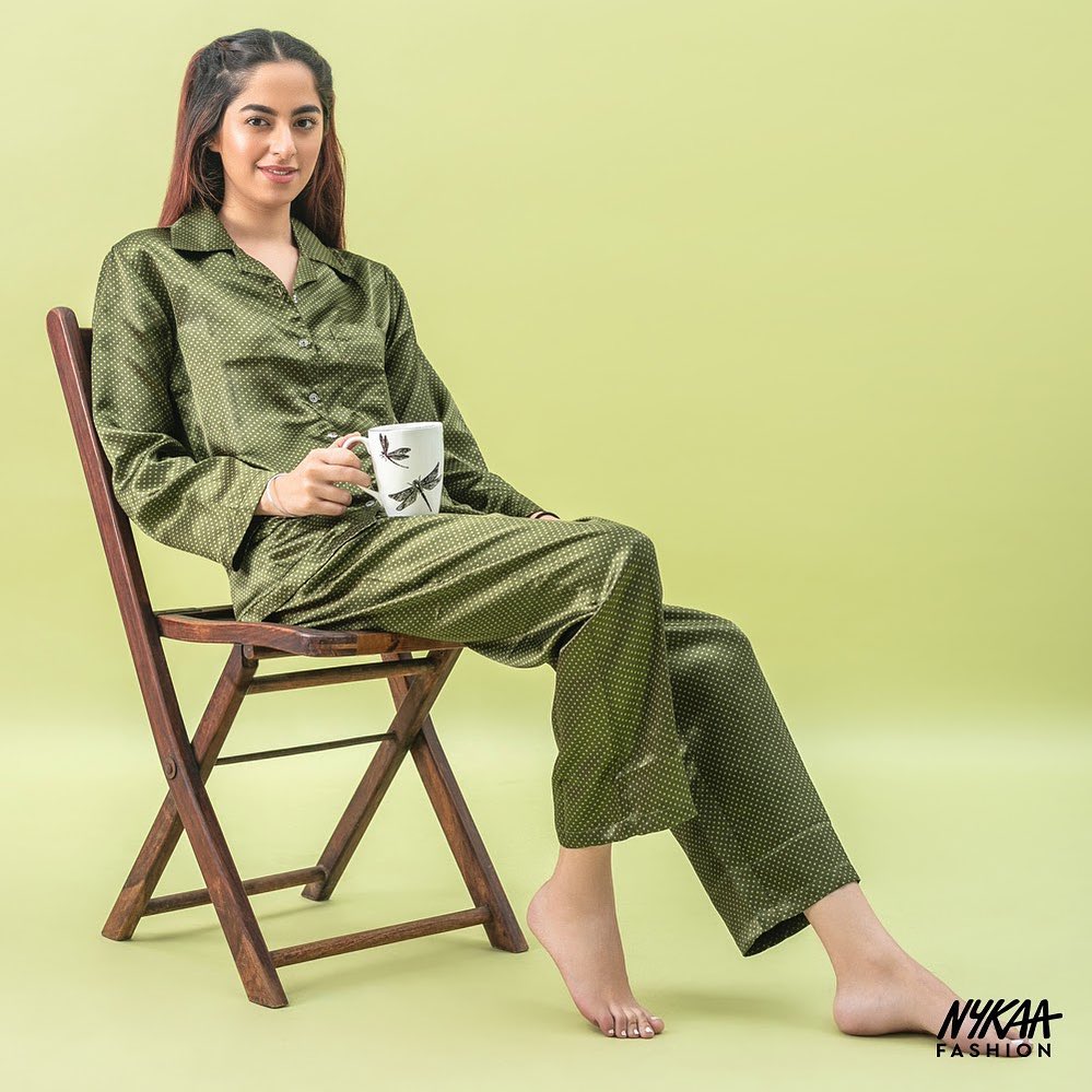 Nykaa Fashion - Pyjama sets aka our work from home uniform are a wardrobe essential and you can’t have too many ☁️Stock up on them now on www.nykaafashion.com🛒
•
•
On @jasnooranand: 
Adorenite Polka D...