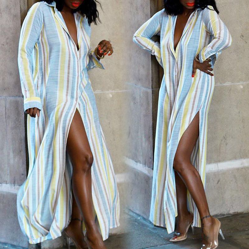 Whatlovely - Stripe Slit Shirt Dress
🔍Search 'GEX7075' link in bio.

#instagood #fashion #style #instafasion #beauty #standout #ootd #bestoftoday #onlineshopping #BoutiqueShopping #womenswear #womensf...