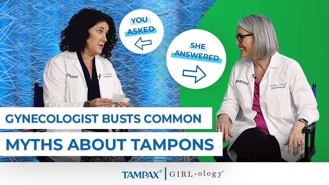 Tampax Tampons Official - You know we're all about education over here, which is why we teamed up with @girlology to give you alllll the facts. Head to our YouTube channel @Tampax and check it out. Yo...