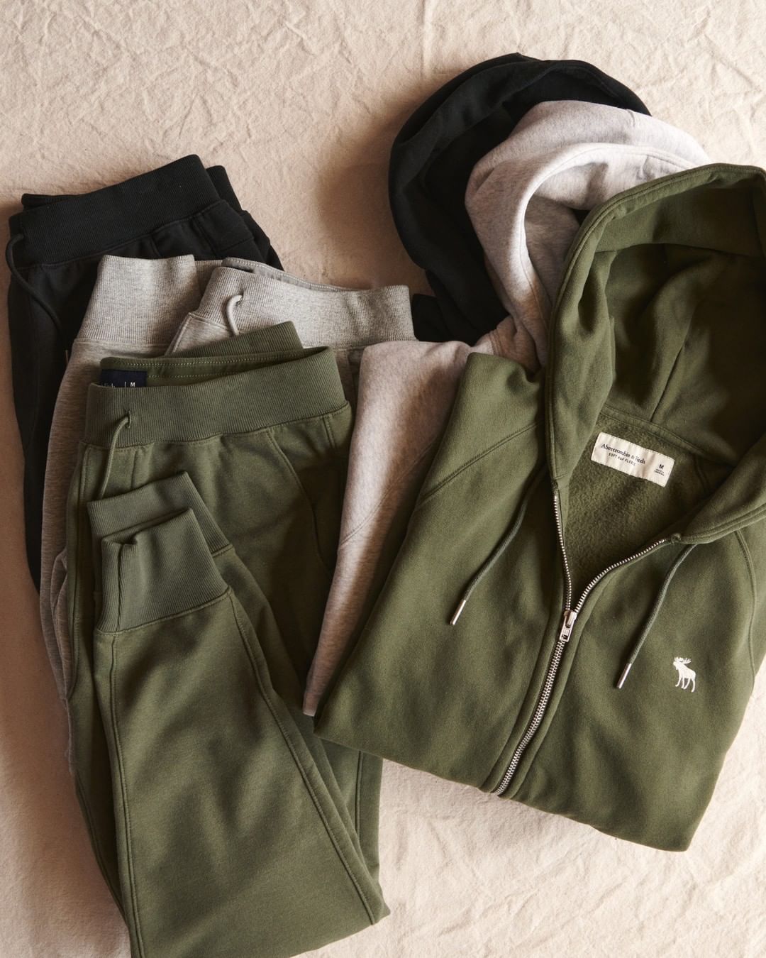 Abercrombie & Fitch - New sweat sets are in—made from our lightweight terry, this is your new isolation uniform. #abercrombiemens