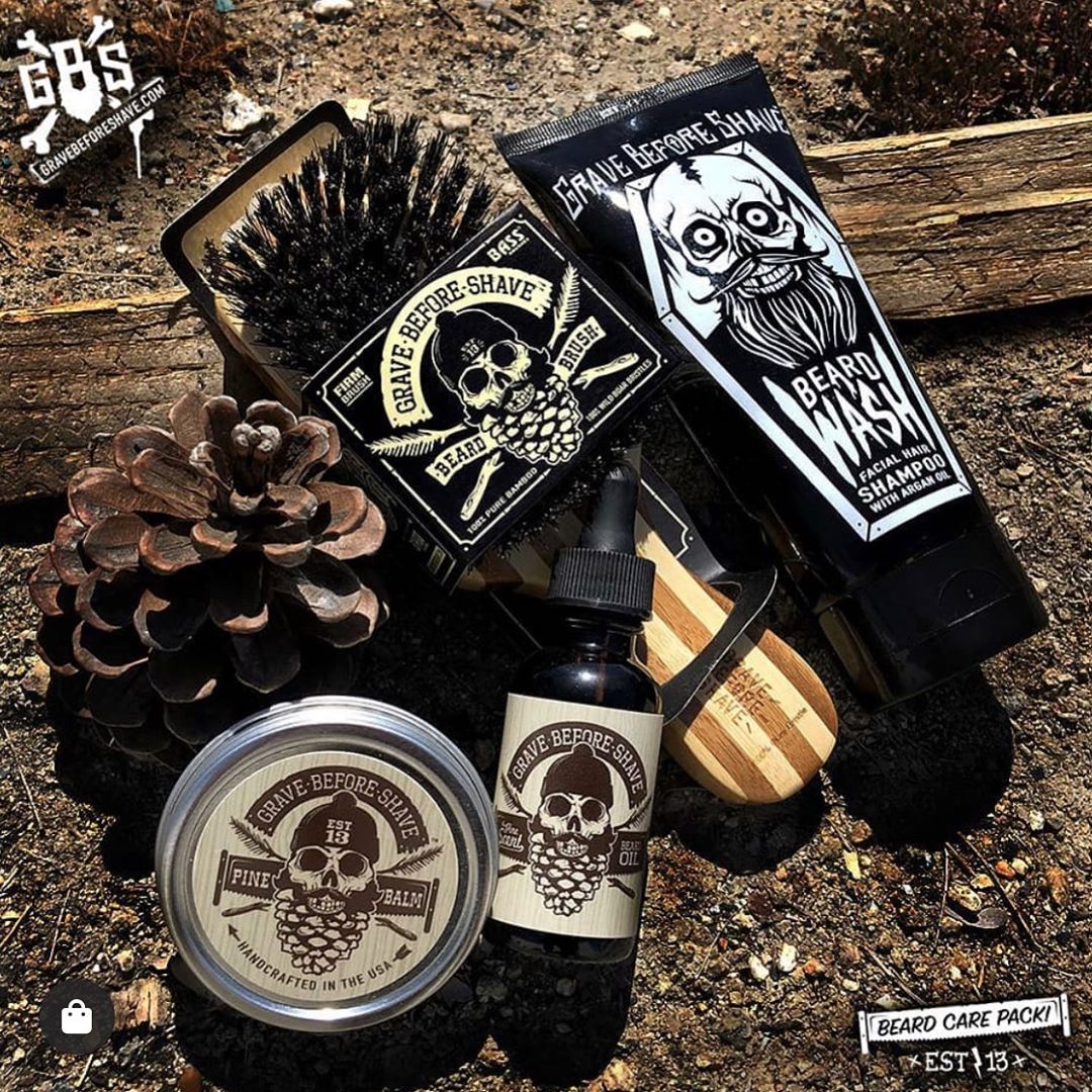 wayne bailey - PINE BLEND Grave Before Shave Beard Care Pack 
-
WWW.GRAVEBEFORESHAVE.COM
-
Other options available in any scent you’d like and in 4oz options
#beard #beards #bearded #beardoil #beardoi...