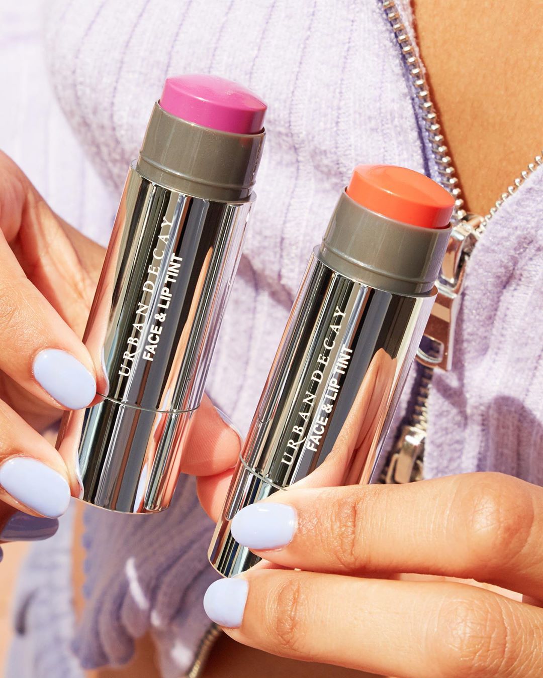 Urban Decay Cosmetics - Which shade is giving you the feelz today—Bittersweet (cool fuchsia) or Bang (sunny red-orange)? Reach for our Stay Naked Face & Lip Tint for that perfect hit of color you crav...