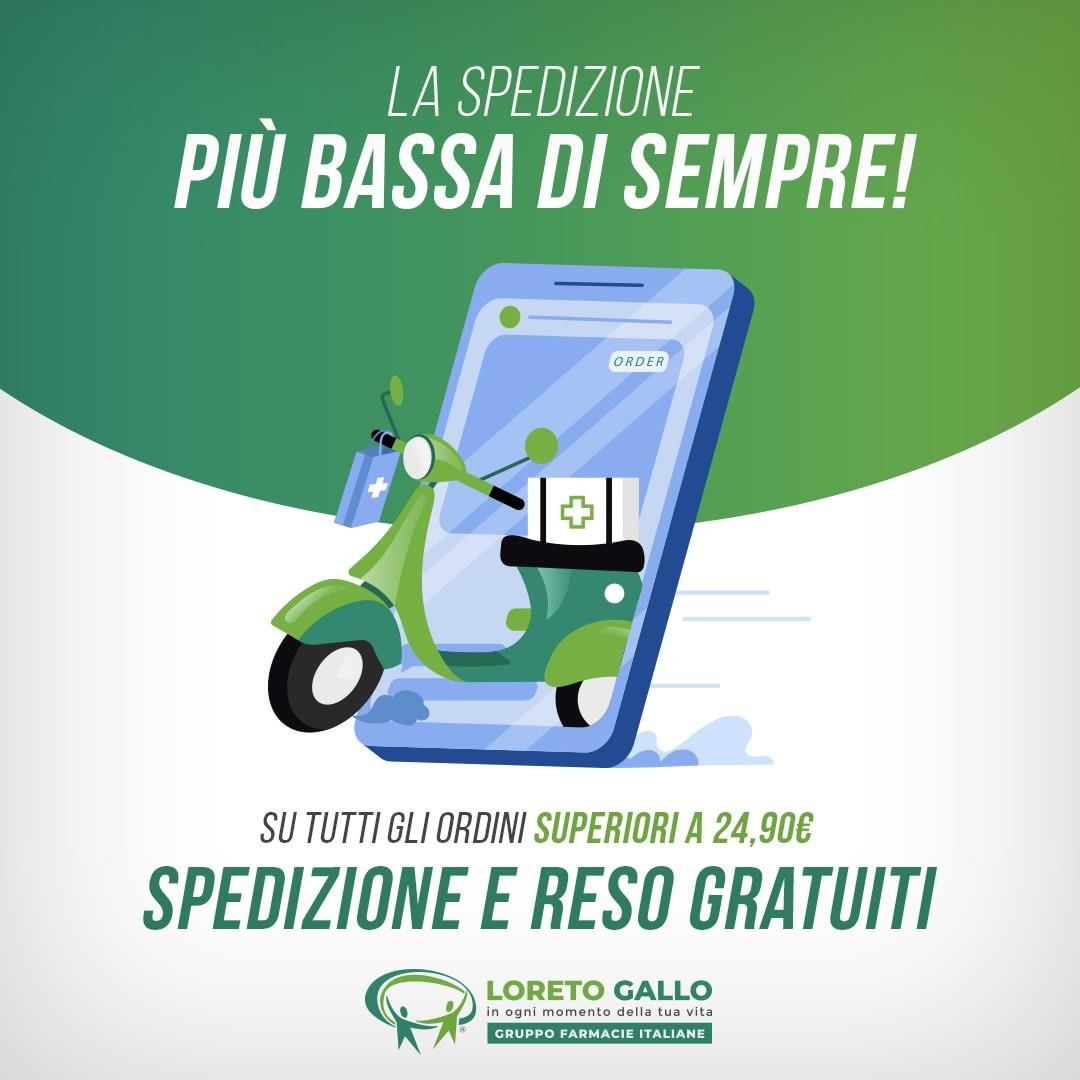 Farmacia Loreto Gallo - La spedizione più bassa di sempre!

Su tutti gli ordini superiori a 24,90€ la spedizione è gratuita, inoltre il RESO è SEMPRE GRATUITO entro i primi 30 giorni.

Approfittane su...