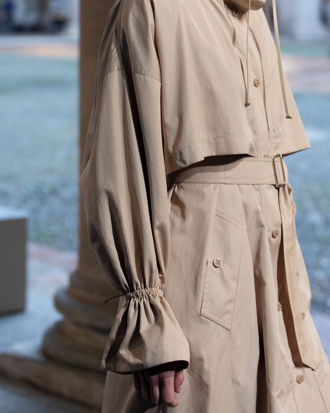Max Mara - The new Renaissance is in the details. From the sleeves slashed right through, to hang like capes, to the richly gathered necklines are scooped or straight across from shoulder to shoulder,...