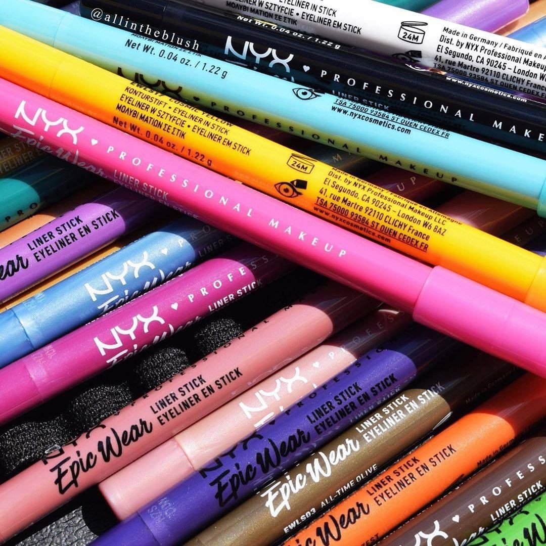 NYX Professional Makeup - Take your day from 0-100 with a lil pop of color 🌈 The possibilities are endless with our new EPIC WEAR LINER STICKS ✨ Available online at nyxcosmetics.com & @ultabeauty • #r...