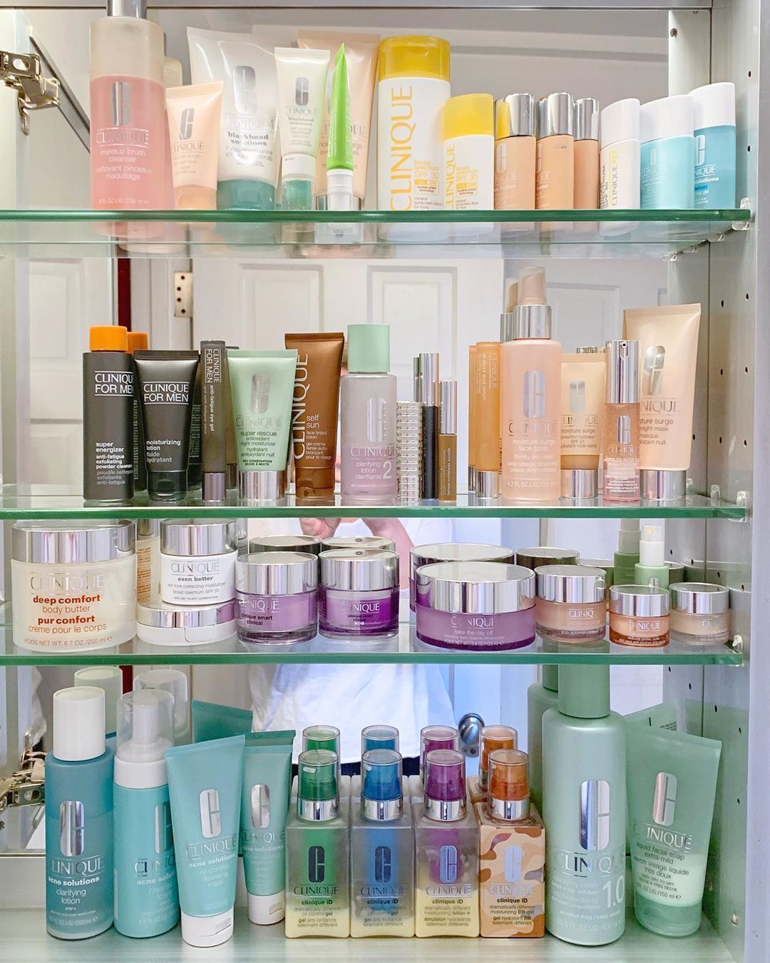 Clinique - Want to see how (and why) Rachel keeps her shelfie so stocked? 😍 Check out our stories! #StayingIn #MyCliniqueRitual