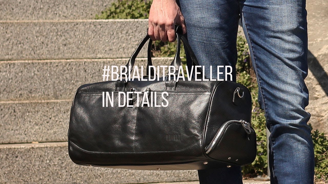 #Дорожно #спортивная #сумка из #кожи #BRIALDI #Traveller от #производителя