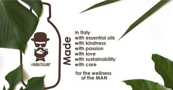 Barba Italiana - Made in #Italy
With #essentialoils
With #kindness
With #passion
With #love
With #sustainability
With #care

For the wellness of the #MAN